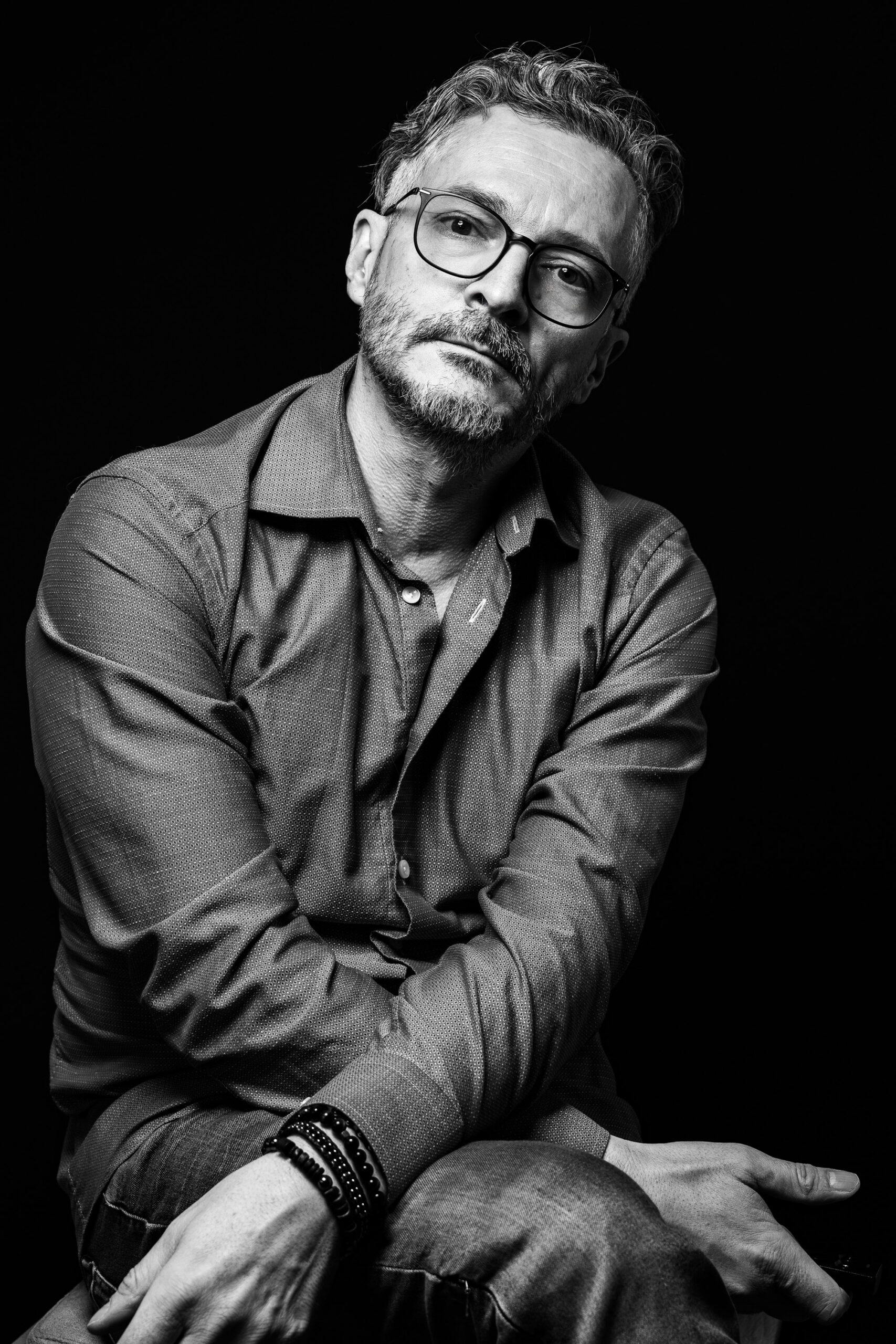 Portrait de Christian Bromley, photographe corporate et événementiel à Genève